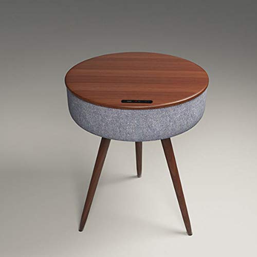 JYDQM Coffee Table Light Simple Small Apartment Living Room Inductive Charging Table Speaker Sound Bedside Table