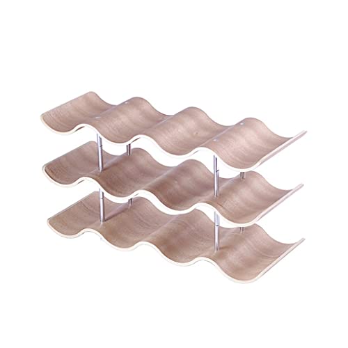 maozi Wooden Wine Rack Wine Bottle Rack Holder Home Grape Shelf Wine Cabinet Solid Wood Bottle Wine Holder