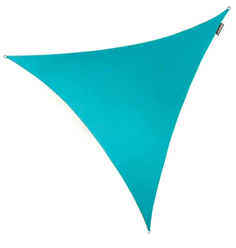 Kookaburra Waterproof Garden Sun Shade Sail Canopy in Azure 98% UV Block (3.6m Triangle)