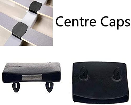 XIAONAN 20 Pcs 53-54mm Bed Slat Center Caps Holders Replacement Plastic Bed Slat Holders for Single, Double and King Size Beds Connector Accessor