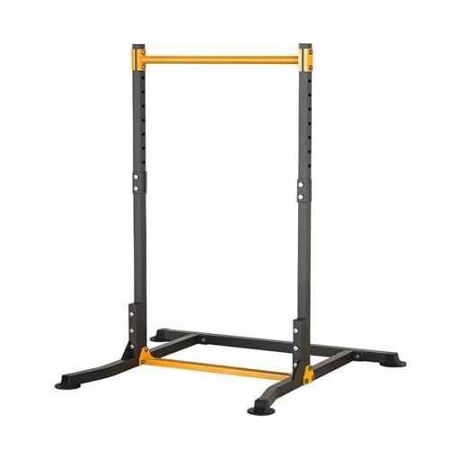 Multifunctional Pull Up Bar Height Adjustable Gymnastic Bar Pullup Bar Dip Bar Pull-Up Bar Strength Training Workout Exercise Fitness Equipment F