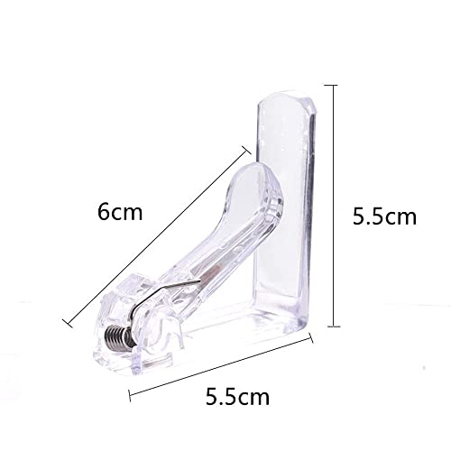 NP Tablecloth Clips Clips Clear Plastic Table Cloth Picnic Table Cloth Clamps Clips Table Cover Clamp Plastic Tablecloth Holders Clear Durable an