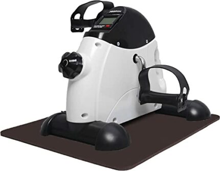 PROIRON Pedal Exerciser with Digital Display, Mini Exercise Bike Pedal Sit Down, Under Desk Bike for Leg Arm Foot, Small Cycle Equipment for Home