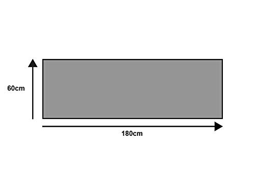 Wash + Dry Door Mat Surface: 100% Polyamide, black, 60 x 180