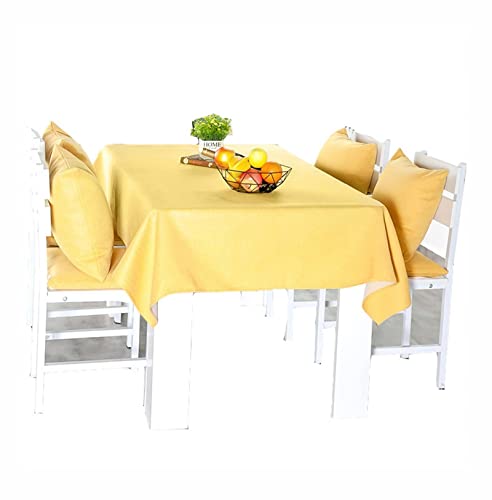 EHOMERY Table Cloth Girls Outdoor Tablecloth Clips For Wind Simple Solid Color Table Clothes Long Rectangle Tablecloth Polyester Cotton Linen Gra
