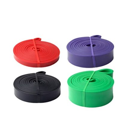 KKYKP Resistance Band Exercise Elastic Band Workout Ruber Loop Strength Pilates Fitness Equipment Training Expander Unisex (Color : B, Size : One