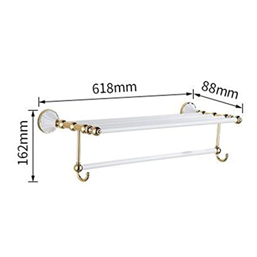 HIGOH Towel Racks,Bathroom Towel Rack Wall Mounted Towel Holder,Bathroom Accessories,Bathroom Hardware,Polished Towel Bar,Towel Rack