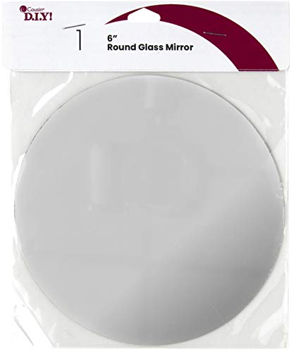 Cousin DIY Mirror, Round Glass, 6 inch Diameter