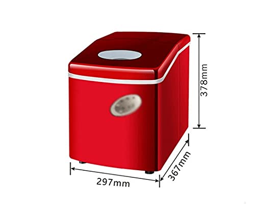 XYZMDJ Ice Maker Commercial Milk Tea Shop Small Household Mini Table Bar Round Ice Making Machine