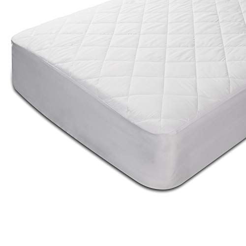 Pikolin - Quilted Fibre Mattress Protector – Waterproof, anti-dust mite, white Cama 80 - 80 x 190/200 cm white