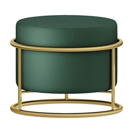 LUKEO Round Stool, Household Small Stool, Living Room Coffee Table, Sofa Stool, Shoe Stool Replacement