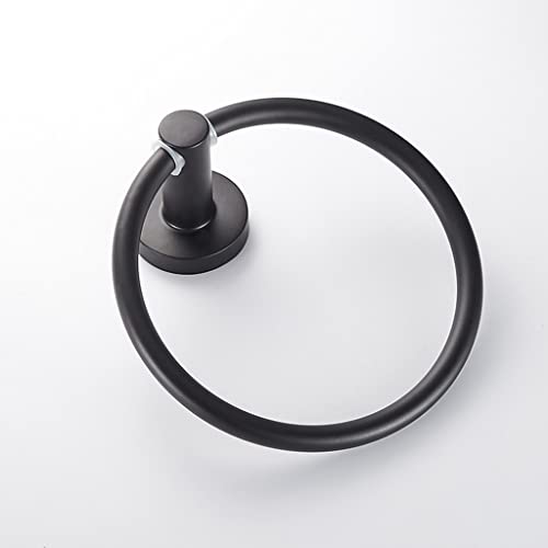 HIGOH Towel Racks,Bath Towel Holder,Bathroom Hand Towel,Towel,Bathroom Towel Rack,Towel Hanging Towel Rail,Round Stainless Steel Hand Towel Holde