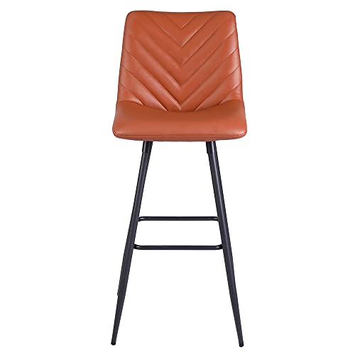 PS Global Venice Barstool Luxurious Faux Leather Upholstery Elegant Barstool For Breakfast Bar, Counter, Kitchen and Home Barstool, Quality Mater