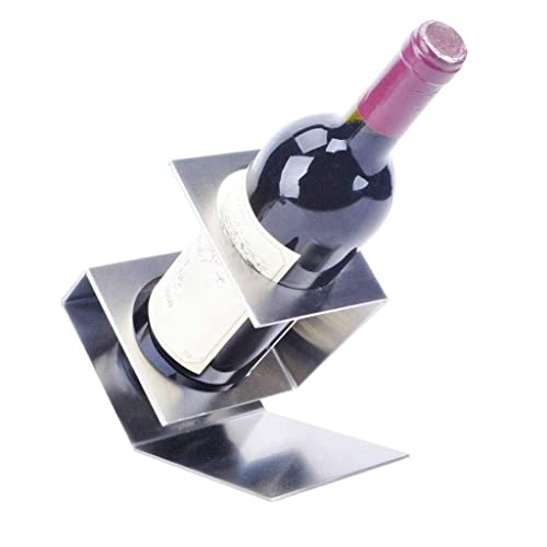 NEOCHY Stainless Steel Wine Rack - Creative Wine Rack Wine Cabinet Decoration
