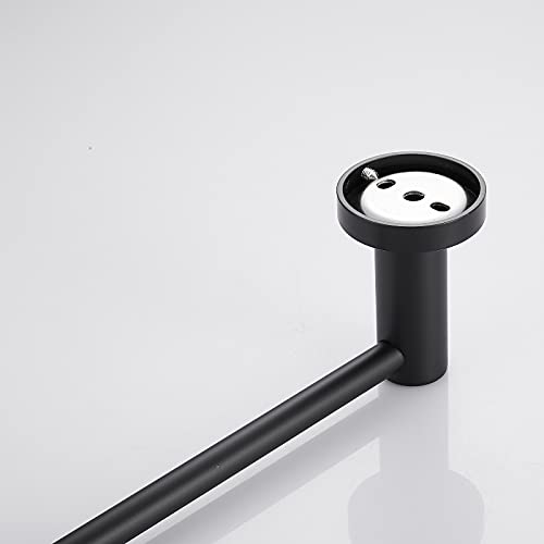 Towel Bar for Bathroom Wall Mounted 40cm(15.7inch)Matte Black SUS 304 Stainless Steel Shower Towel Rack Gudetap GTA20806B