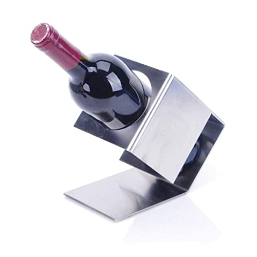 NEOCHY Stainless Steel Wine Rack - Creative Wine Rack Wine Cabinet Decoration
