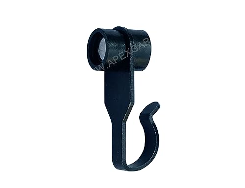 Steel Metal Slide Curtain Track Hooks with Wheels for Gazebo Curtains/Mosquito Net Screen/Rails and Tracks of Gazebo - Quantity of 36 -