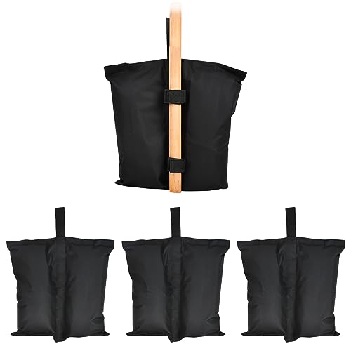 Gazebo Weights Sand Bags 4PCS Sand Bags for Gazebo Legs, Waterproof Pop Up Gazebo Sand Weights Grade Heavy Duty Double-Stitched Sand Weight Bags