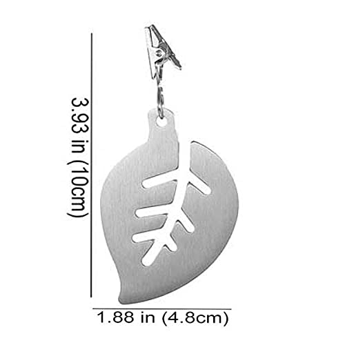 NT-ling 4 Pieces Table Cloth Clips, Stainless Steel Tablecloth Clips, Table Cover Clamps Holder for Party, Picnic, Garden, Home, Indoor, Outdoor