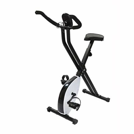 NXYJD Fitness Bike Ribbon Brake with Foot Cover Exercise Bicycle Professional Bike Trainer Riding Accessories