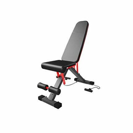 LLRYN Weight Bench, Adjustable Strength Training Bench for Full Body Workout with Fast Folding