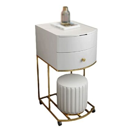 NXYDD Dressing Table Small Bedroom Bedside Table Dressing Table Mini Removable Small