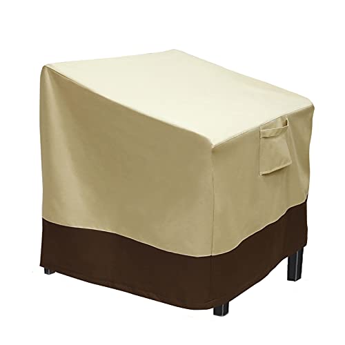 SINGFNH 210D Polyester Oxford Patio Chair Cover, Lounge Deep Seat Cover, Heavy Duty Durable and Waterproof Outdoor Lawn Patio Furniture Covers(Bl