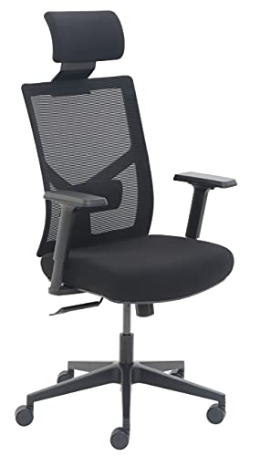 Amazon Brand - Movian Office Chair, High Back, Mesh, Adjustable Height, 61 x 65.4 x 122.6 cm, Black