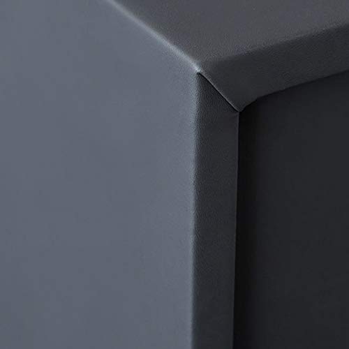 LUKEO Nordic Bedside Table Simple Bedroom Bedside Table, Leather Bedside Table Storage Cabinet Bedside Table