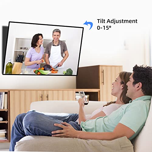 suptek TV Wall Mount, TV Brackets for Most of 26-55 inch LED/LCD/OLED Flat & Curved TV Support 45kg, Max VESA 400x400mm Tilt TV Brackets, TV Brac