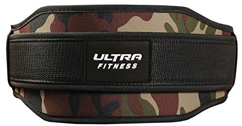 CROSSJAB Weight Lifting Belt Gym Fitness Training Double Strength Neoprene 5.5 Inch Bodybuilding Workout Belt Men Women Support Powerlifting Squa