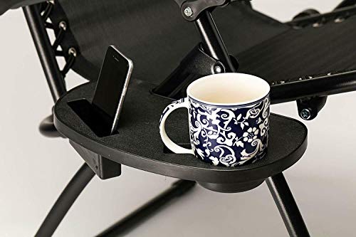 Luebel 2X Outdoor Folding Zero Gravity Chair Lounge Beach Patio Recliner Adjustable UK