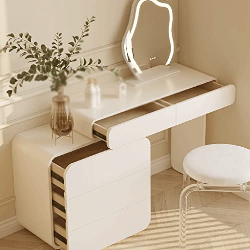 KJHD Bedroom Furniture Cabinet Table Acrylic Chair Combination Home Apartment Dresser