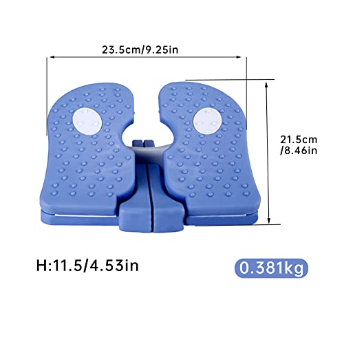 Foot Stepper Exercise Machine, Mini Stepper Trainer for Fitness Stovepipe, Leg Exercisers Peddle,Mute Folding Under-Desk Leg Workout Trainer for