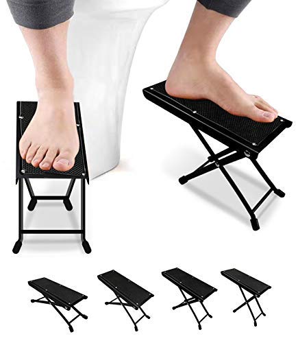 FIGO One Pair Folding Squatting Stool | Multi-Function Foldable 7-9" Height Squatting Toilet Step Stool | Multi-Function Toilet Stool Portable St