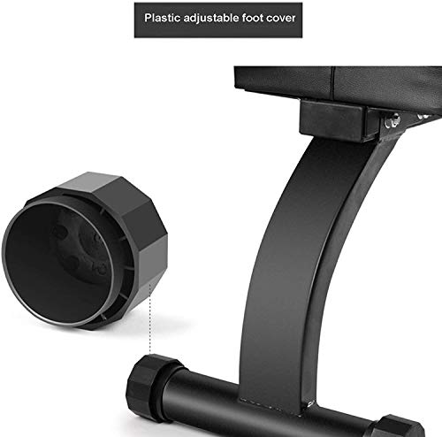 MU Adjustable Bench Folding Fitness Weight Bench Excercise Equipment for Home Gym Strength Training with Upgraded Wider Seat