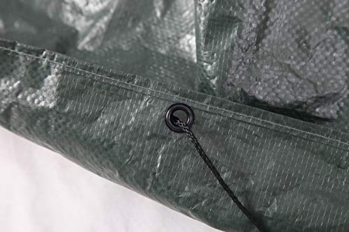 GLOW Premium Outdoor Garden Bench Cover – Heavy Duty Waterproof Protection for Garden Furniture with Plated Eyelets & Tie Down Cords – Tough Wove