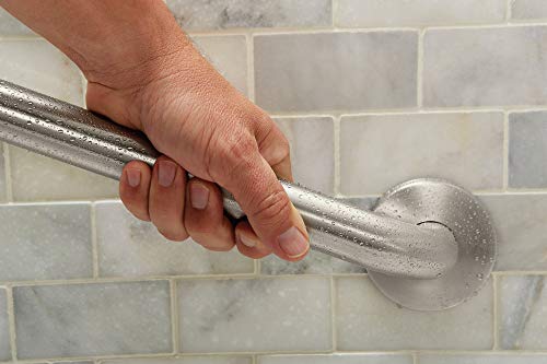 Moen 8730 Home Care Safety 30-Inch Stainless Steel Bathroom Grab Bar with Concealed Screws, Stainless, 76.20 cm