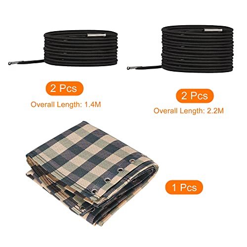 PATIKIL Gravity Chair Replacement Fabric, Anti-Gravity Chair Cloth Square Pattern Recliners Repair Tool Kit with with Cord Lace for Patio Outdoor