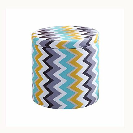 BHVXW Fabric Storage Stool Fashion Table Stool Small Creative Vanity Chair Minimalist Kids Toy Storage Furniture Bench