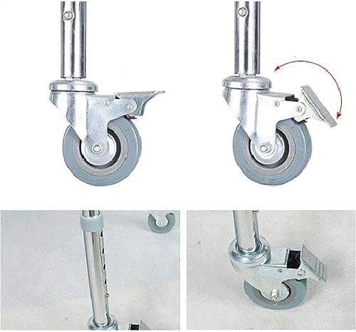 CNAOHGHN The Elderly Toilet Chair without Footrest, Bathroom Chair with Wheels for Elderly Disabled Bathroom