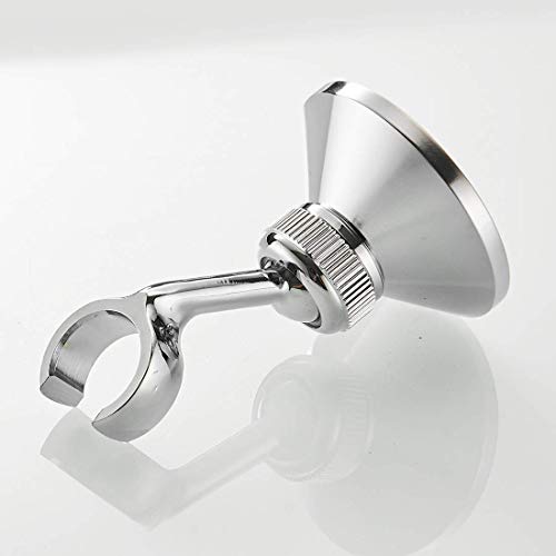 Queta Shower Holder Brass Swivel Adjustable Shower Head Holder Wall Mount Removable Hand Shower