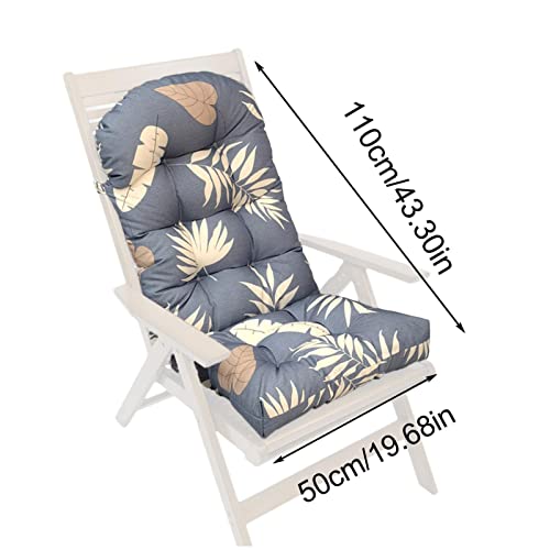Dificato Patio Chair Cushions, High Back Rocking Chair Cushion, Waterproof Outdoor Chair Cushions, Adirondack Lounge Cushions for Outdoor Furnitu