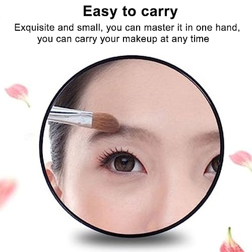 Roadoor 30X Magnifying Mirror,3.5 inches Magnified Makeup Mirror with Suction Cup and Tweezers,Travel Magnifying Mirror Stick on Shower Mirror fo