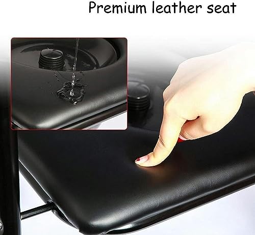 CNAOHGHN Portable Toilet Chair for Elderly People Bathroom Home Folding Bathroom Chair Stool Waterproof Nonslip Easy Assembly Chair with Toilet