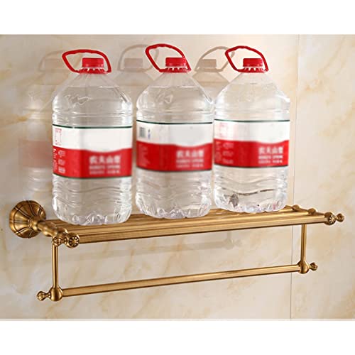 HIGOH Towel Racks,Bathroom Towel Rack Wall Mounted Towel Holder,Bathroom Accessory Antique Aluminum Towel Rack,Towel Holder Bathroom Shelf,Bath H