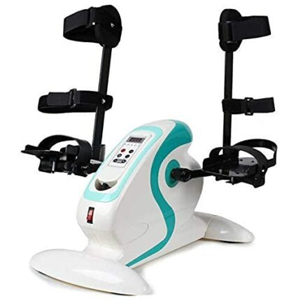 LUNEZY Motorized Exercise Cycle/Bike for The Handicapped & Disabled - Electric Pedal Exerciser with Leg Protector Bracket - Rehabilitation Traine