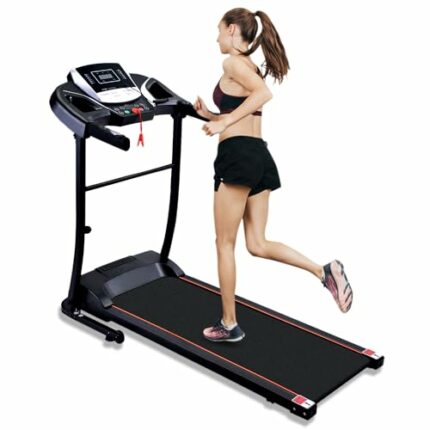 W505 Electric Treadmill Folding │USB & Speakers │12KM/H │Motorized Running Jogging Walking Machine for Home Use │Digital Control │15 Pre-Programs