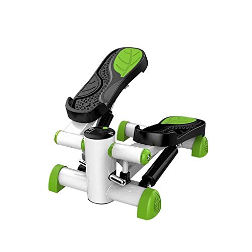 LLRYN Household Mute Stepper Hydraulic Mute Multifunctional Pedal Indoor Sports Stepper Leg (Color : Vert)