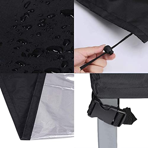 JUZHOUHUI Heavy Duty Outdoor Sofa Cover,Rectangular Outdoor Furniture Set Covers,Dust-Proof Anti-UV All Weather Protection,Lawn Patio Furniture